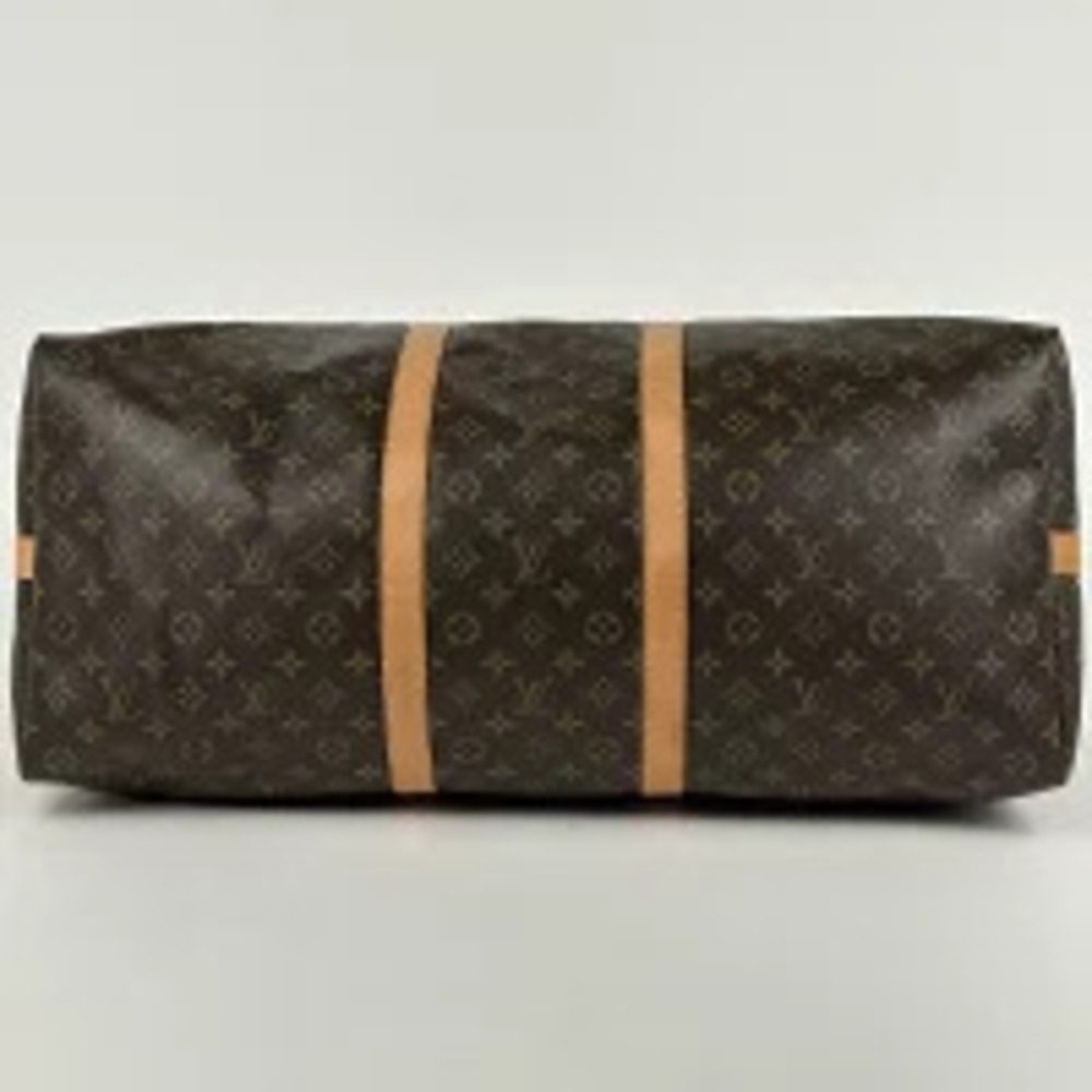 Louis Vuitton Bandoulire Bag Boston Travel Monogram Business Trip Keepall Brown